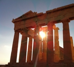 Der Parthenon in Athen